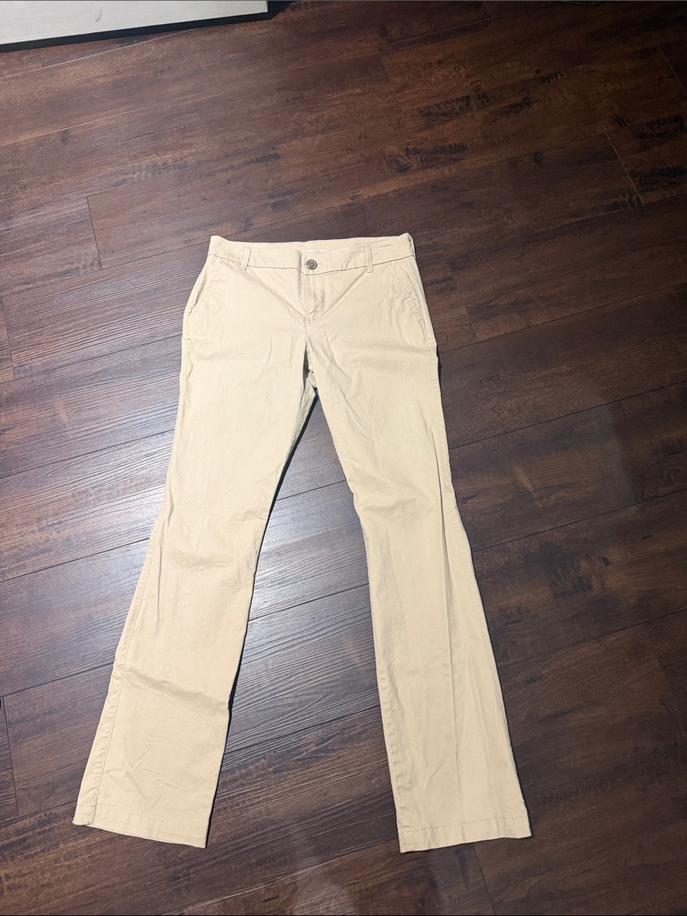 Old Navy Women's Beige Flare Jeans